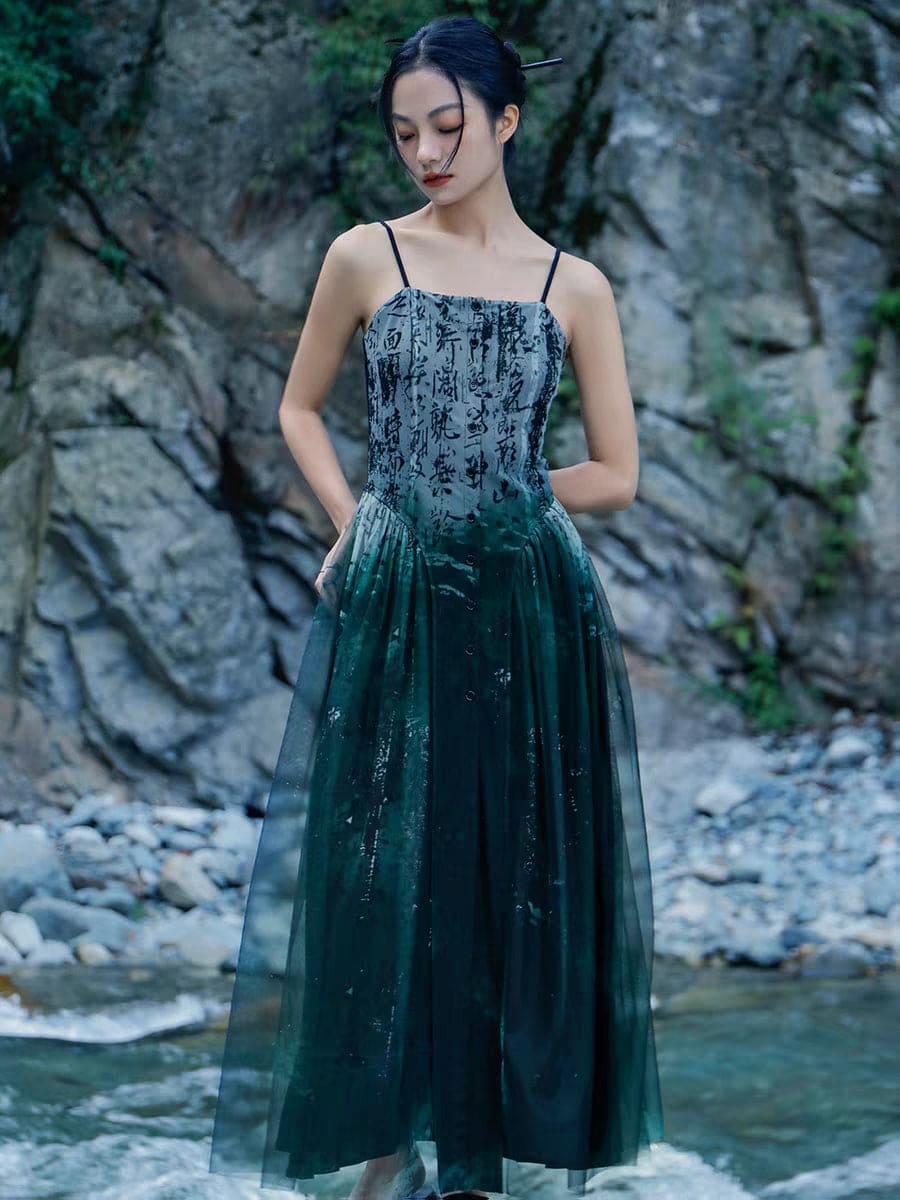 Original Design Modern Hanfu Qipao Cheongsam Dress Skirt, gifts for women 2024