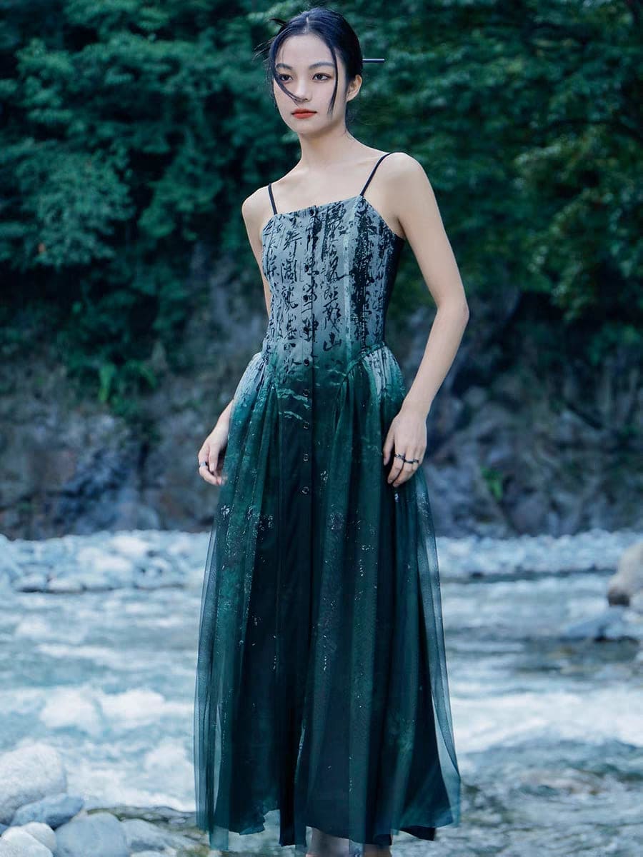 Original Design Modern Hanfu Qipao Cheongsam Dress Skirt, gifts for women 2024