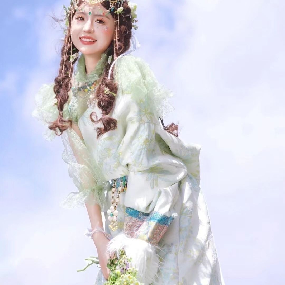 Ethnic Minority Series Wanderlust Portraits Tibetan Hanfu 7