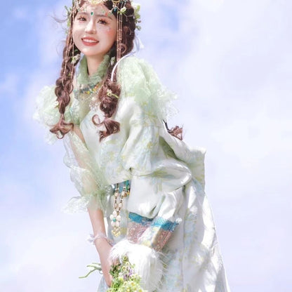 Ethnic Minority Series Wanderlust Portraits Tibetan Hanfu 7