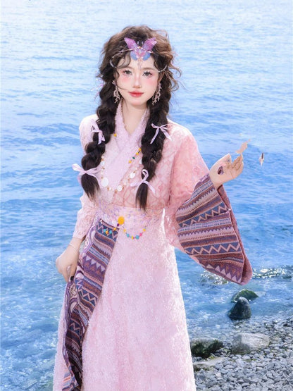 Ethnic Minority Series Wanderlust Portraits Tibetan Hanfu 22