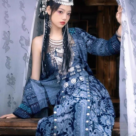 Ethnic Minority Series Wanderlust Portraits Tujia Hanfu 3