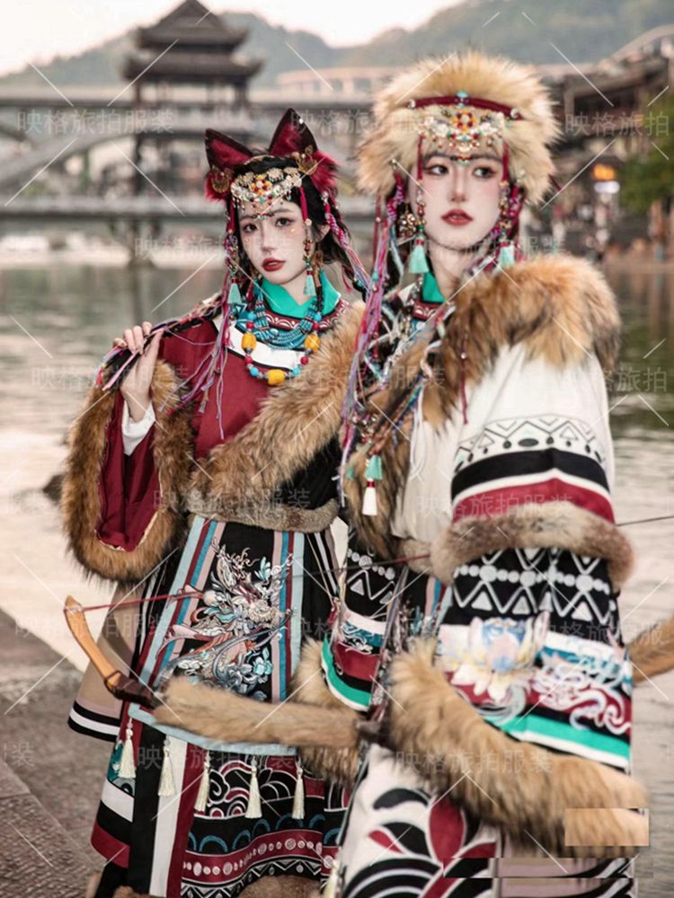 Ethnic Minority Series Wanderlust Portraits Tibetan Hanfu 25