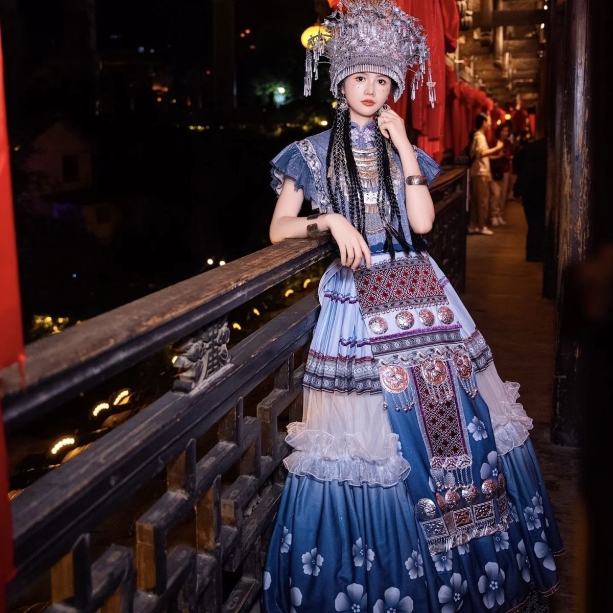 Ethnic Minority Series Wanderlust Portraits Miao Hanfu 54