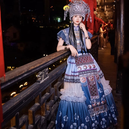 Ethnic Minority Series Wanderlust Portraits Miao Hanfu 54