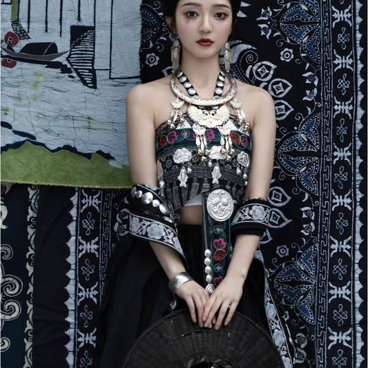 Ethnic Minority Series Wanderlust Portraits Miao Hanfu 12