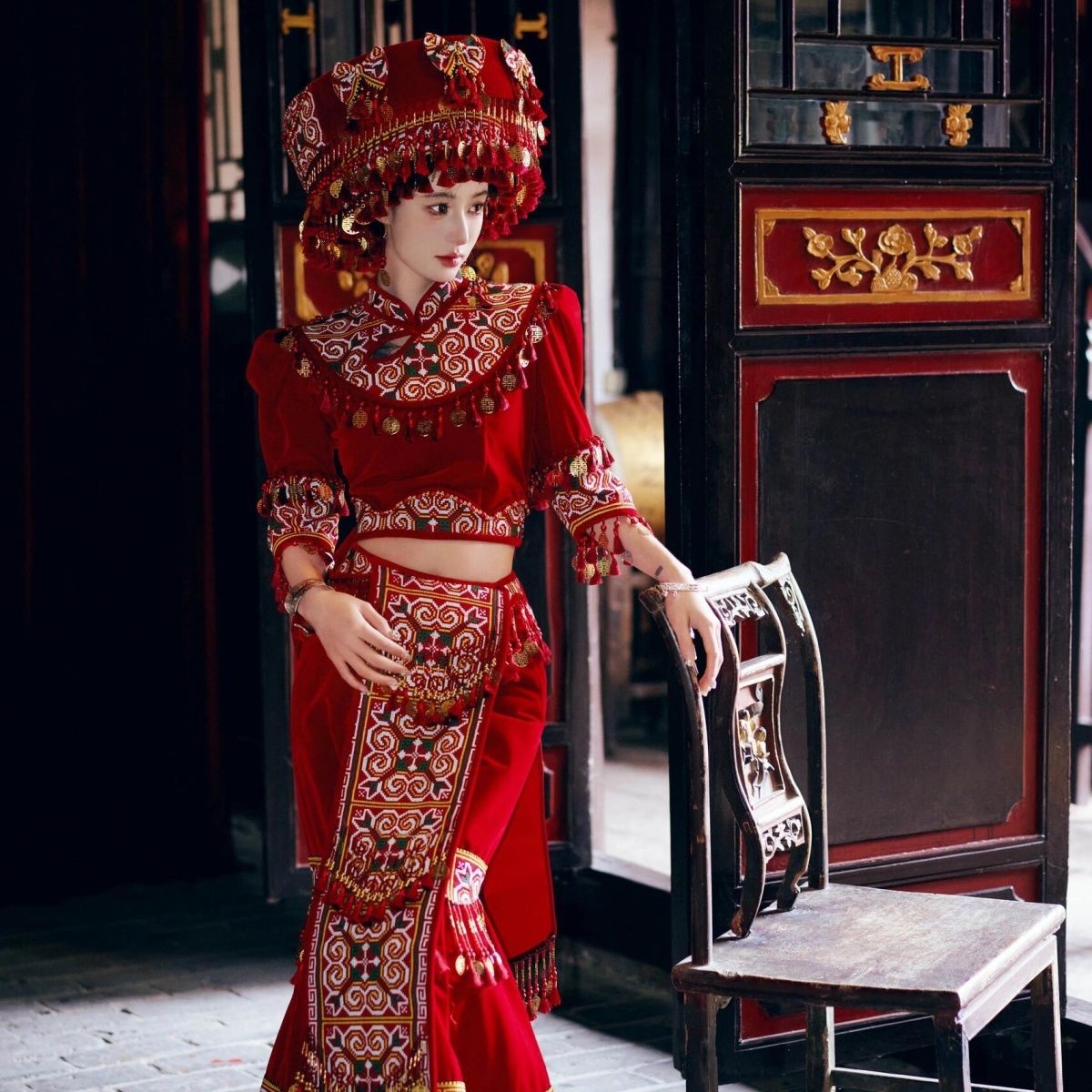 Ethnic Minority Series Wanderlust Portraits Tujia Hanfu 8
