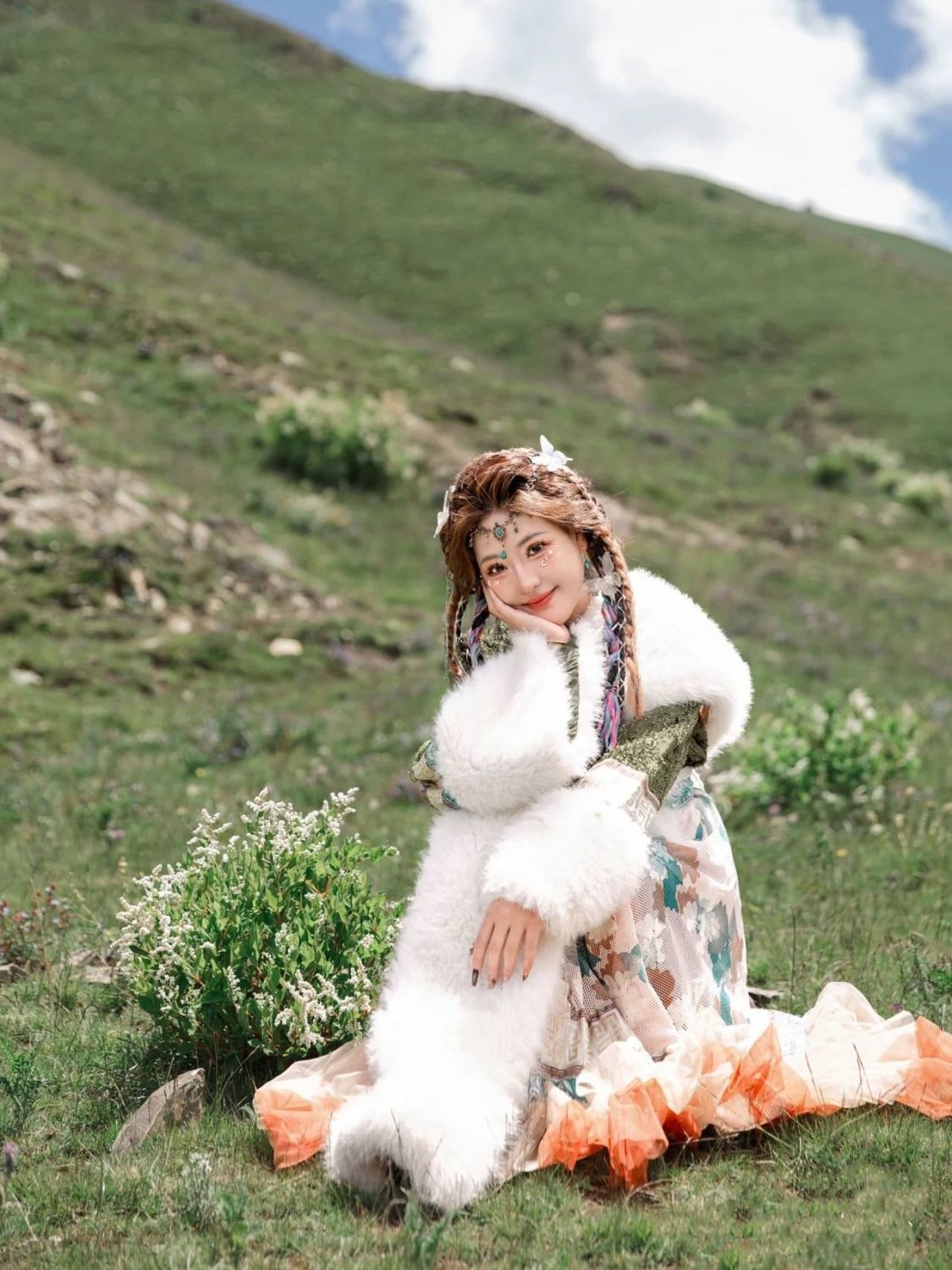 Ethnic Minority Series Wanderlust Portraits Tibetan Hanfu 5