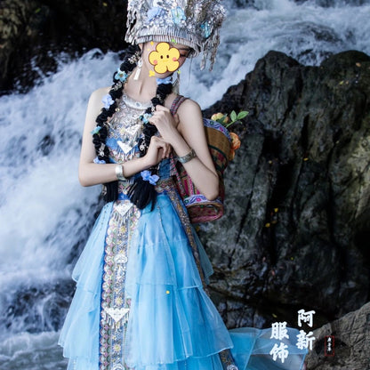 Ethnic Minority Series Wanderlust Portraits Miao Hanfu 44