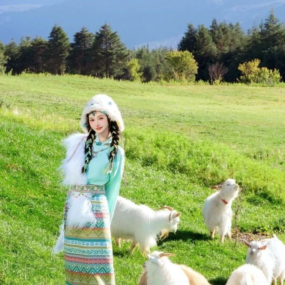 Ethnic Minority Series Wanderlust Portraits Tibetan Hanfu 20