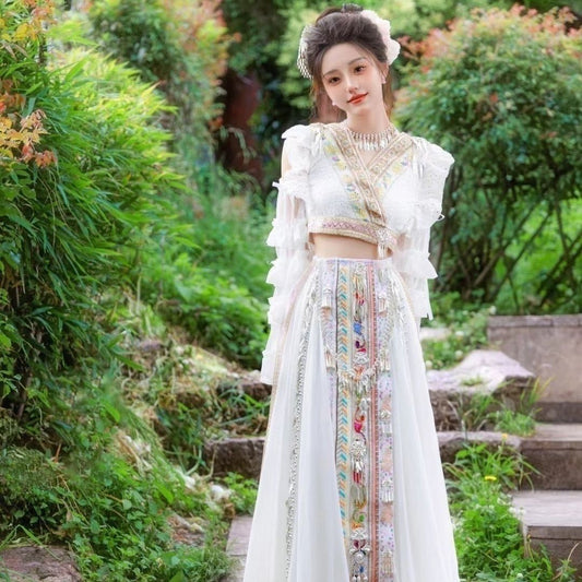 Ethnic Minority Series Wanderlust Portraits Miao Hanfu 18
