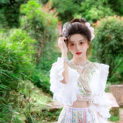 Ethnic Minority Series Wanderlust Portraits Miao Hanfu 18