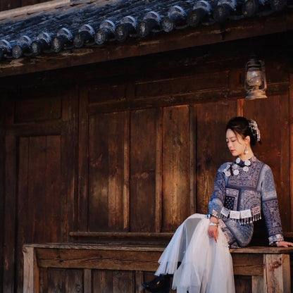 Ethnic Minority Series Wanderlust Portraits Miao Hanfu 5