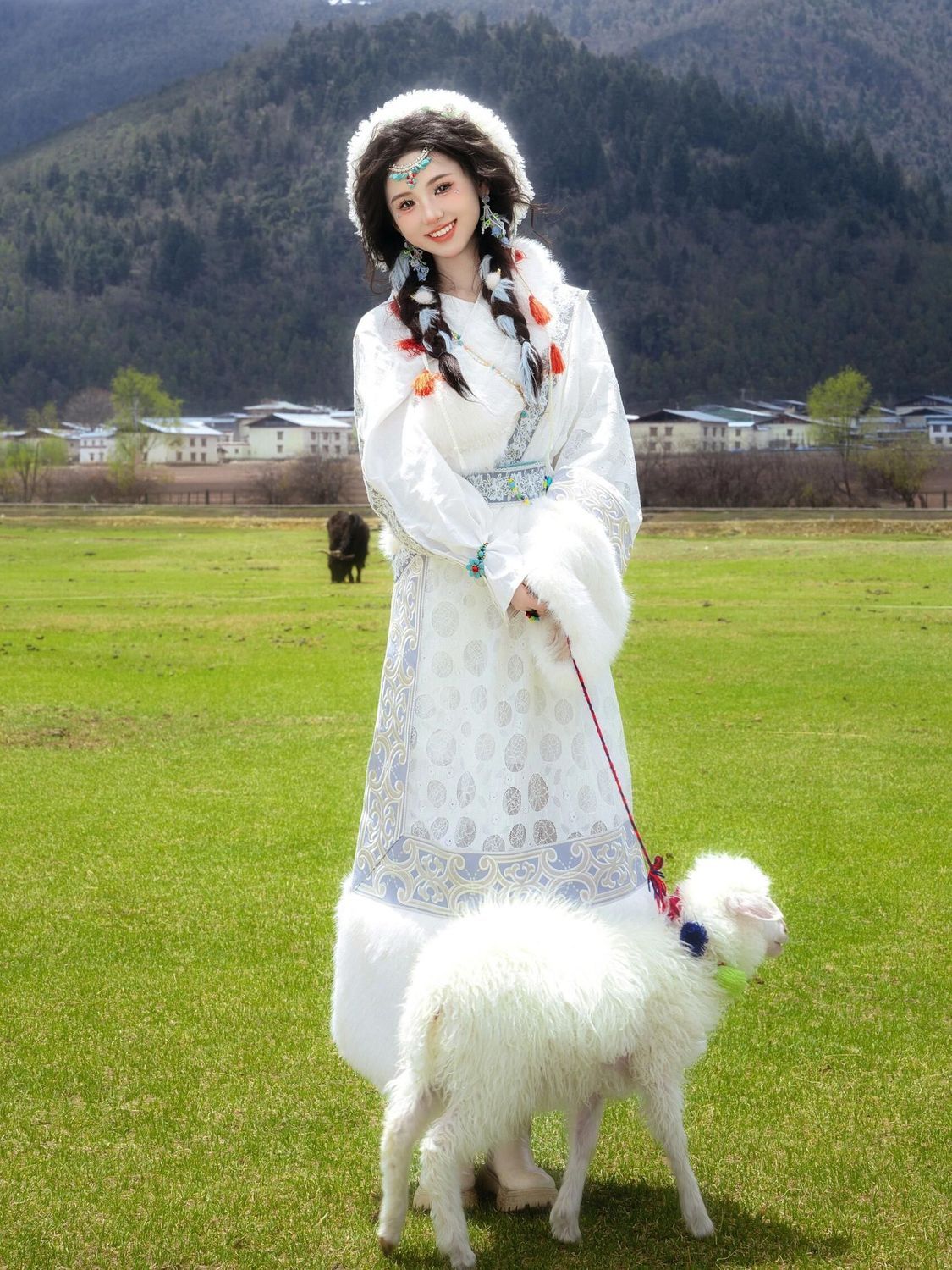 Ethnic Minority Series Wanderlust Portraits Tibetan Hanfu 35