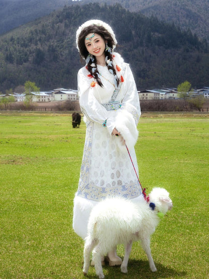 Ethnic Minority Series Wanderlust Portraits Tibetan Hanfu 35