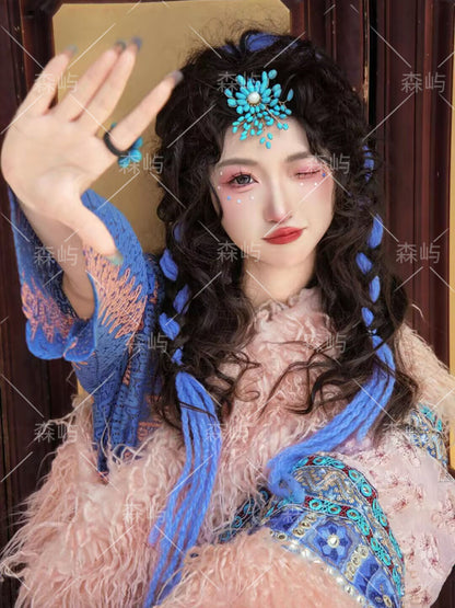 Ethnic Minority Series Wanderlust Portraits Tibetan Hanfu 15