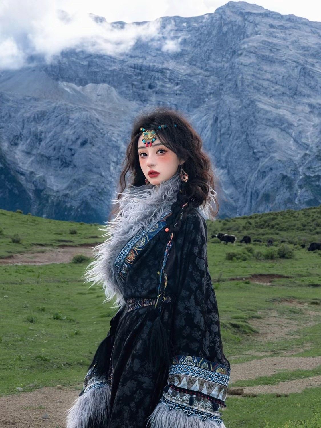 Ethnic Minority Series Wanderlust Portraits Tibetan Hanfu 21