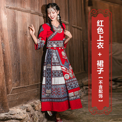 Ethnic Minority Series Wanderlust Portraits Miao Hanfu 41