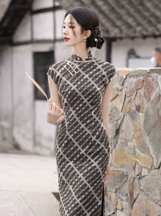 Elegant Hanfu Qipao Cheongsam Dress Skirt, gifts for women 2024