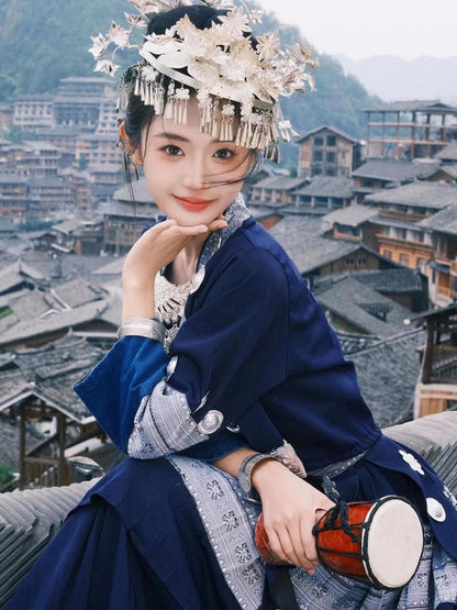 Ethnic Minority Series Wanderlust Portraits Miao Hanfu 16