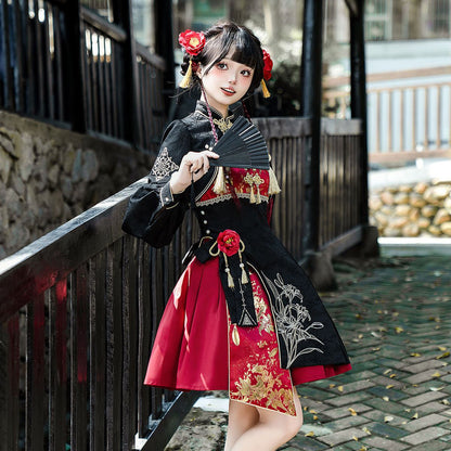 New Chinese Style Lolita Monster Catcher JSK