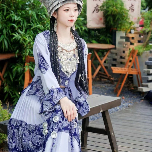 Ethnic Minority Series Wanderlust Portraits Miao Hanfu 14
