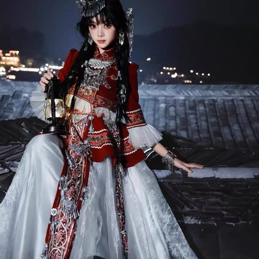 Ethnic Minority Series Wanderlust Portraits Tujia Hanfu 5
