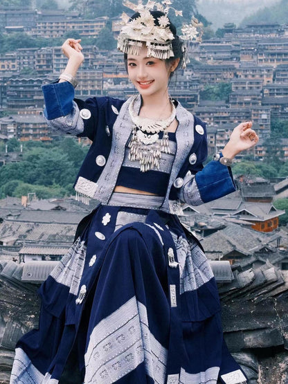 Ethnic Minority Series Wanderlust Portraits Miao Hanfu 16