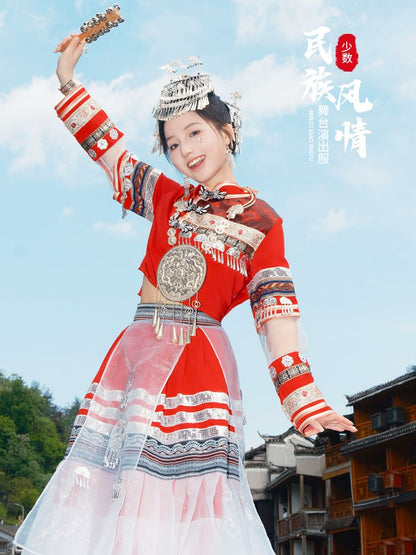 Ethnic Minority Series Wanderlust Portraits Miao Hanfu 41