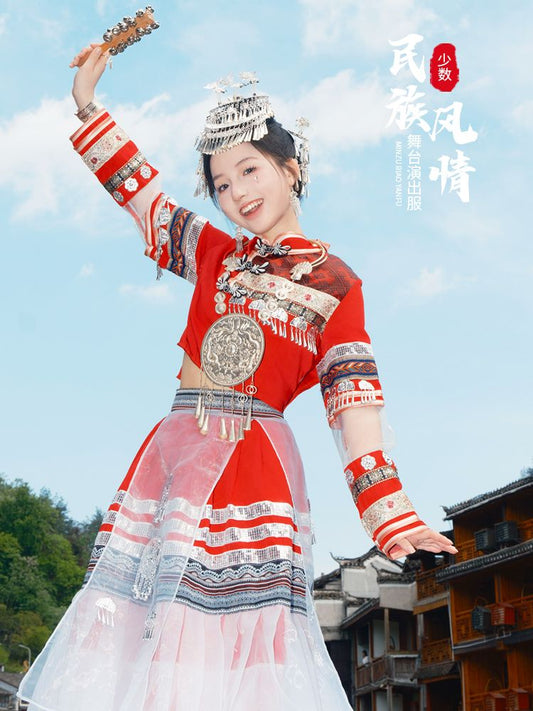 Ethnic Minority Series Wanderlust Portraits Miao Hanfu 41