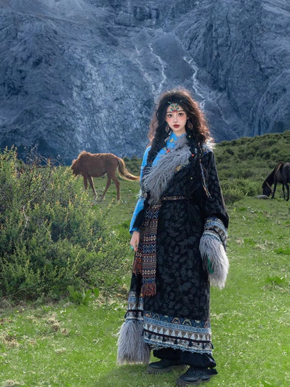 Ethnic Minority Series Wanderlust Portraits Tibetan Hanfu 21