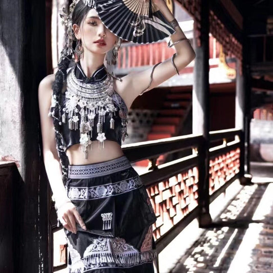 Ethnic Minority Series Wanderlust Portraits Miao Hanfu 45