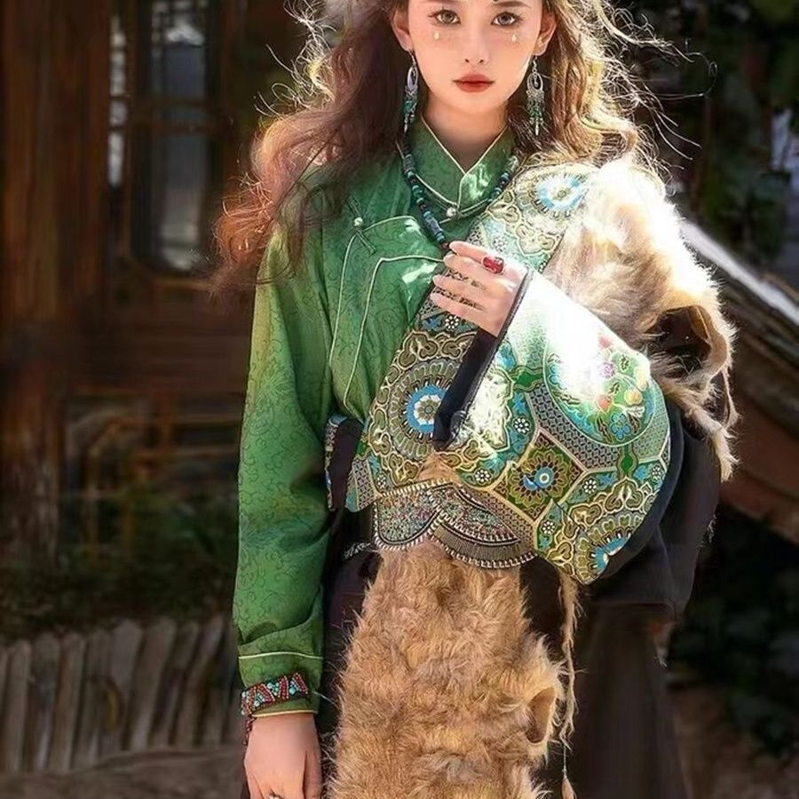 Ethnic Minority Series Wanderlust Portraits Tibetan Hanfu 13