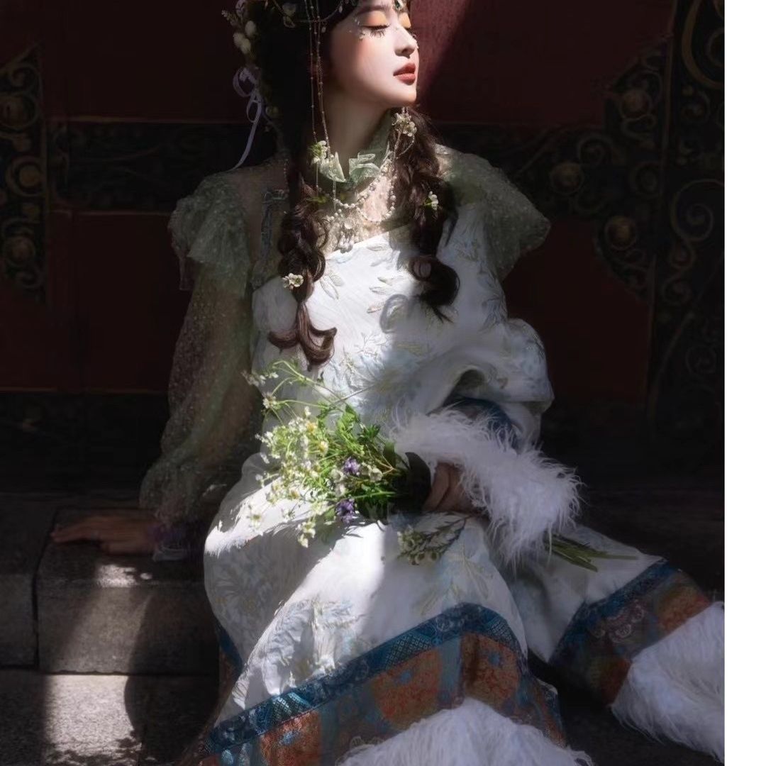 Ethnic Minority Series Wanderlust Portraits Tibetan Hanfu 7