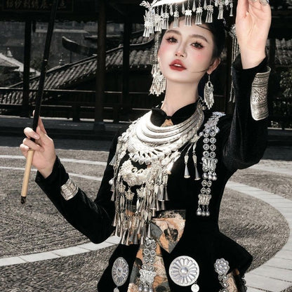 Ethnic Minority Series Wanderlust Portraits Miao Hanfu 10