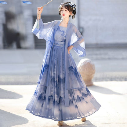 LOOKBOOK SERIES Song Dynasty Blue Hanfu