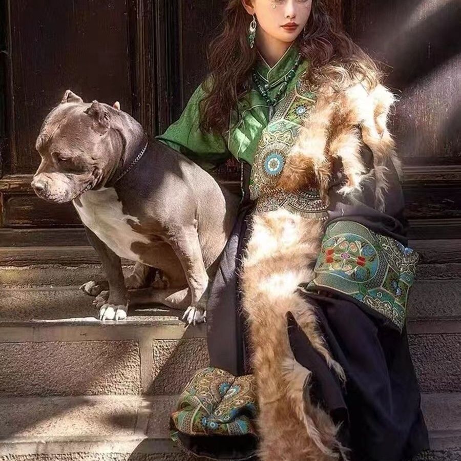 Ethnic Minority Series Wanderlust Portraits Tibetan Hanfu 13