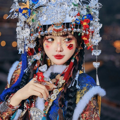 Ethnic Minority Series Wanderlust Portraits Miao Hanfu 32