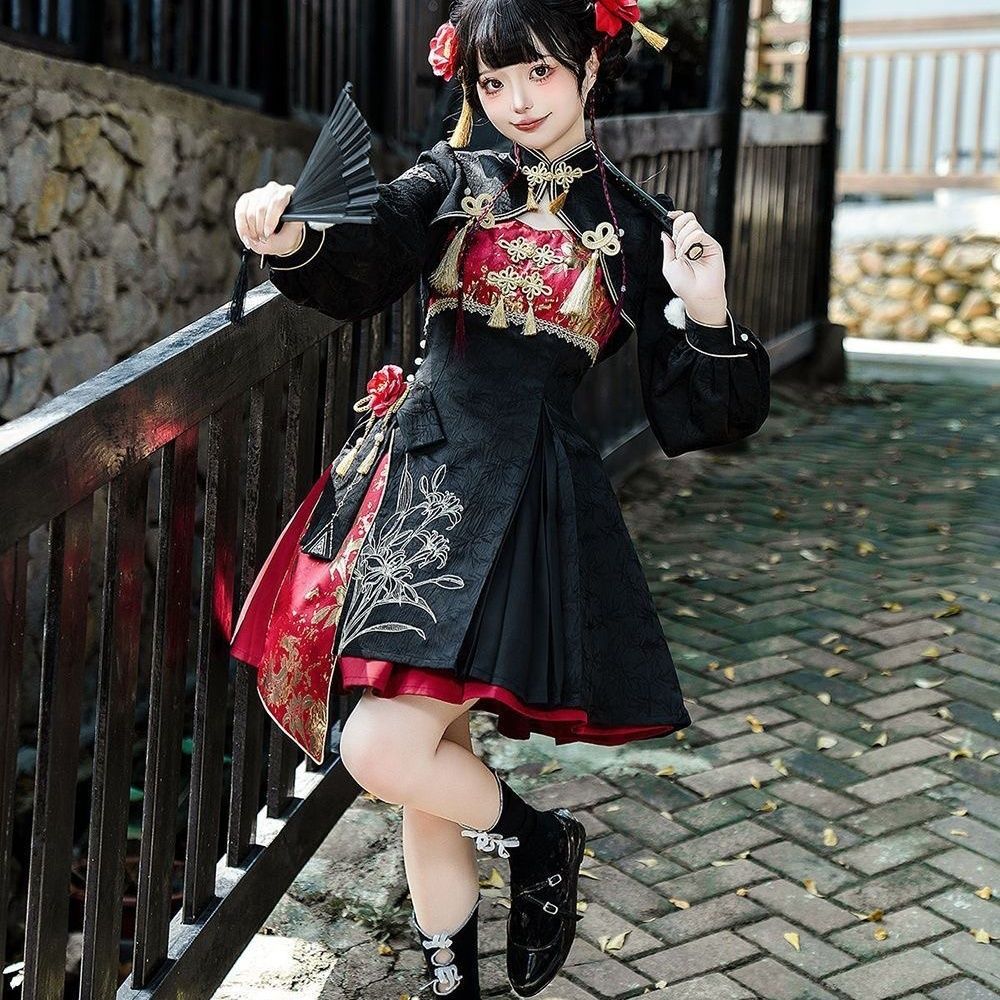 New Chinese Style Lolita Monster Catcher JSK