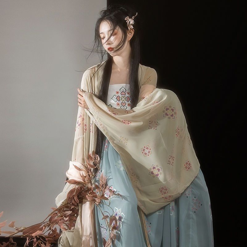 Shaohua Original Tang Dynasty Hanfu for women Myrobalan Skirt