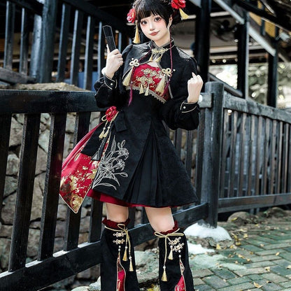 New Chinese Style Lolita Monster Catcher JSK