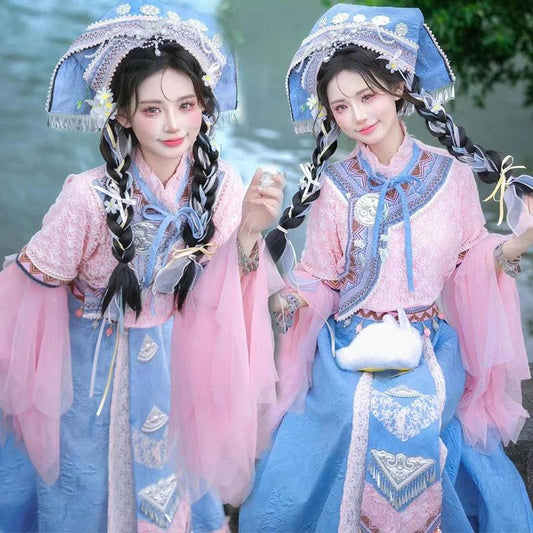 Ethnic Minority Series Wanderlust Portraits Zhuang Hanfu 3
