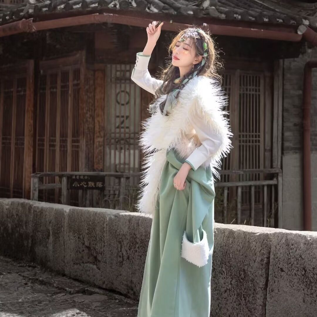 Ethnic Minority Series Wanderlust Portraits Tibetan Hanfu 41