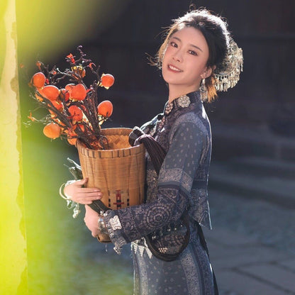 Ethnic Minority Series Wanderlust Portraits Miao Hanfu 5