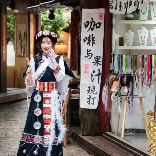 Ethnic Minority Series Wanderlust Portraits Naxi Hanfu 1