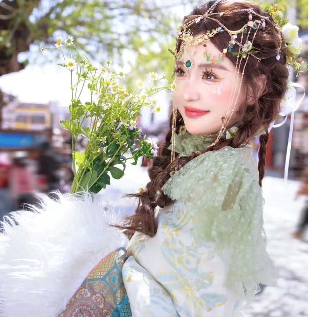 Ethnic Minority Series Wanderlust Portraits Tibetan Hanfu 7