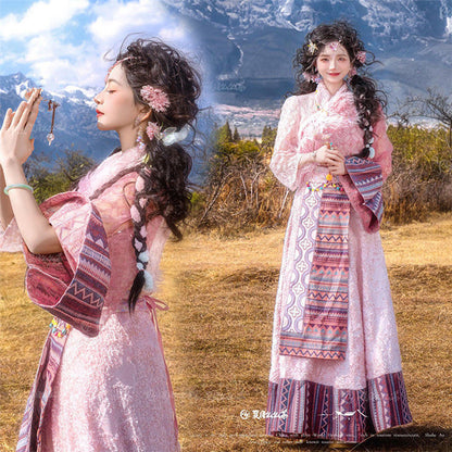Ethnic Minority Series Wanderlust Portraits Tibetan Hanfu 22