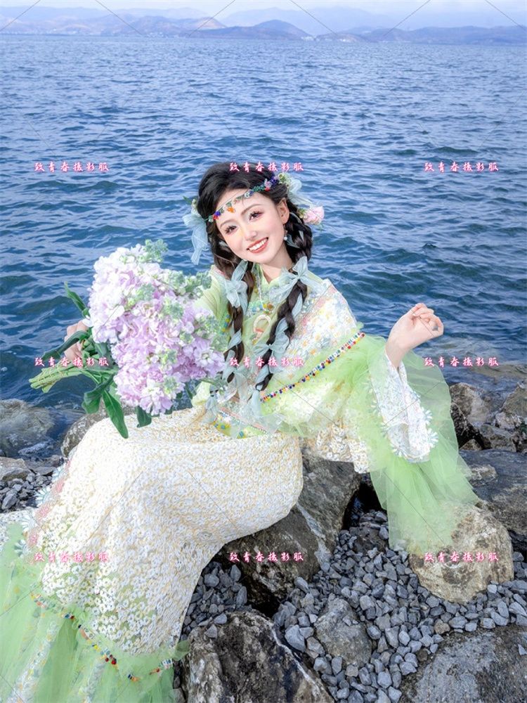Ethnic Minority Series Wanderlust Portraits Tibetan Hanfu 48