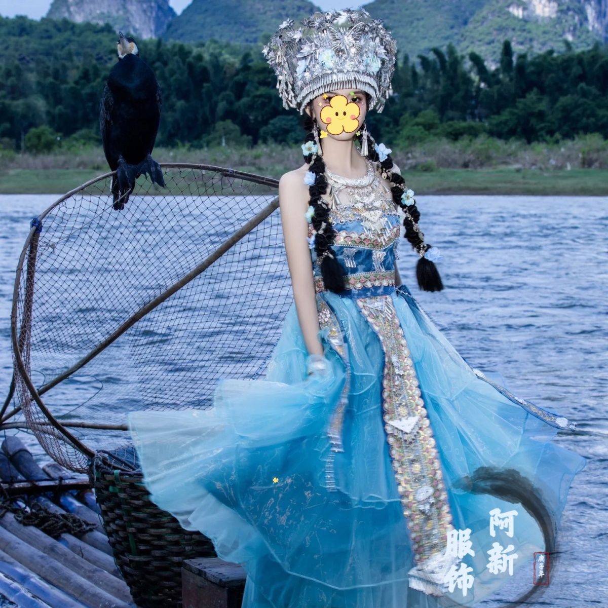 Ethnic Minority Series Wanderlust Portraits Miao Hanfu 44