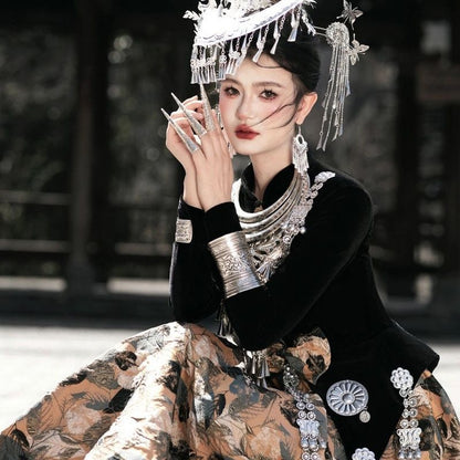 Ethnic Minority Series Wanderlust Portraits Miao Hanfu 10